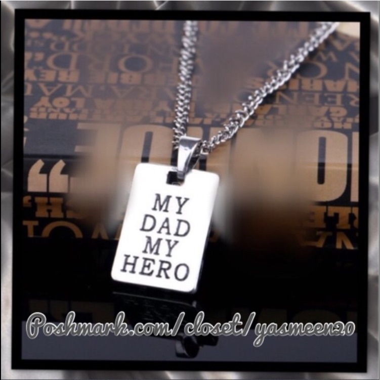 My Dad My Hero Necklace